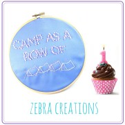 birthday cake embroidery